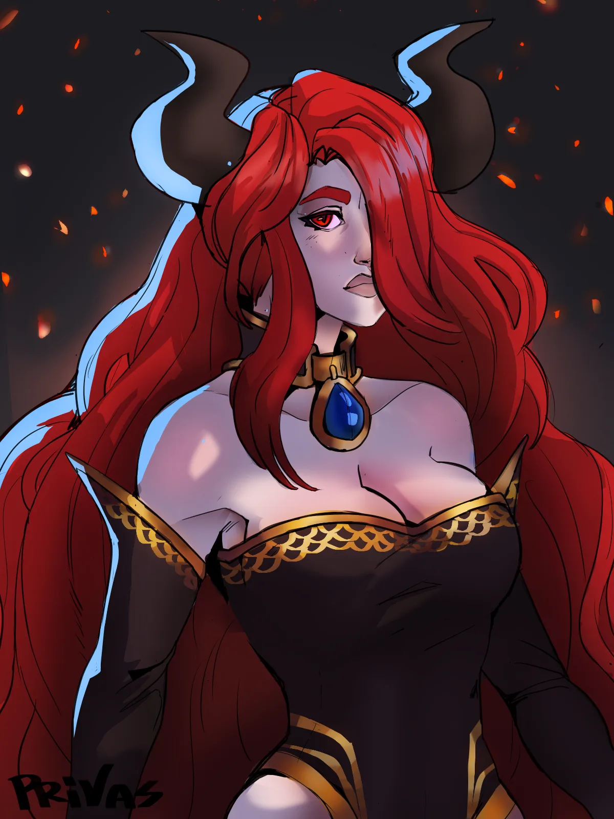 Paenimin Wyvern Queen, by Privas