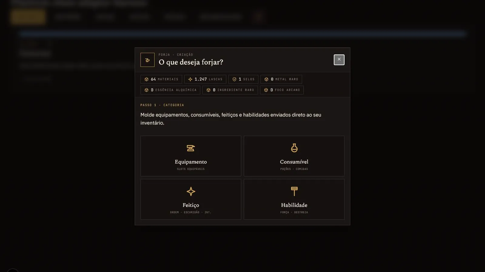 O ofício é um jogo